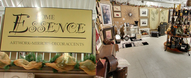 Home Essence display area at the showroom