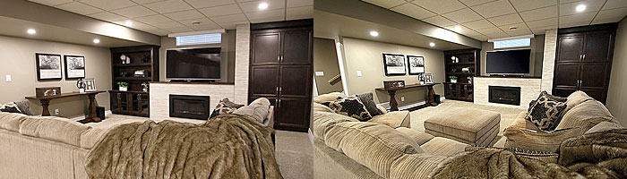 Finished Basement Renovations in Windsor, ON | Family Home Improvements